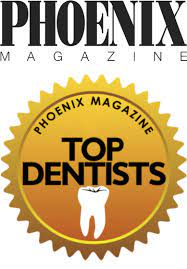 Insignia de los mejores dentistas de Phoenix Magazine